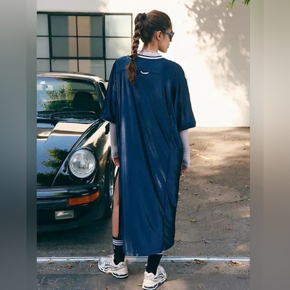 FP Movement Happy Camper Jersey Tee Dress Women's M Athleisure Sporty Streetwear - Picture 4 of 13